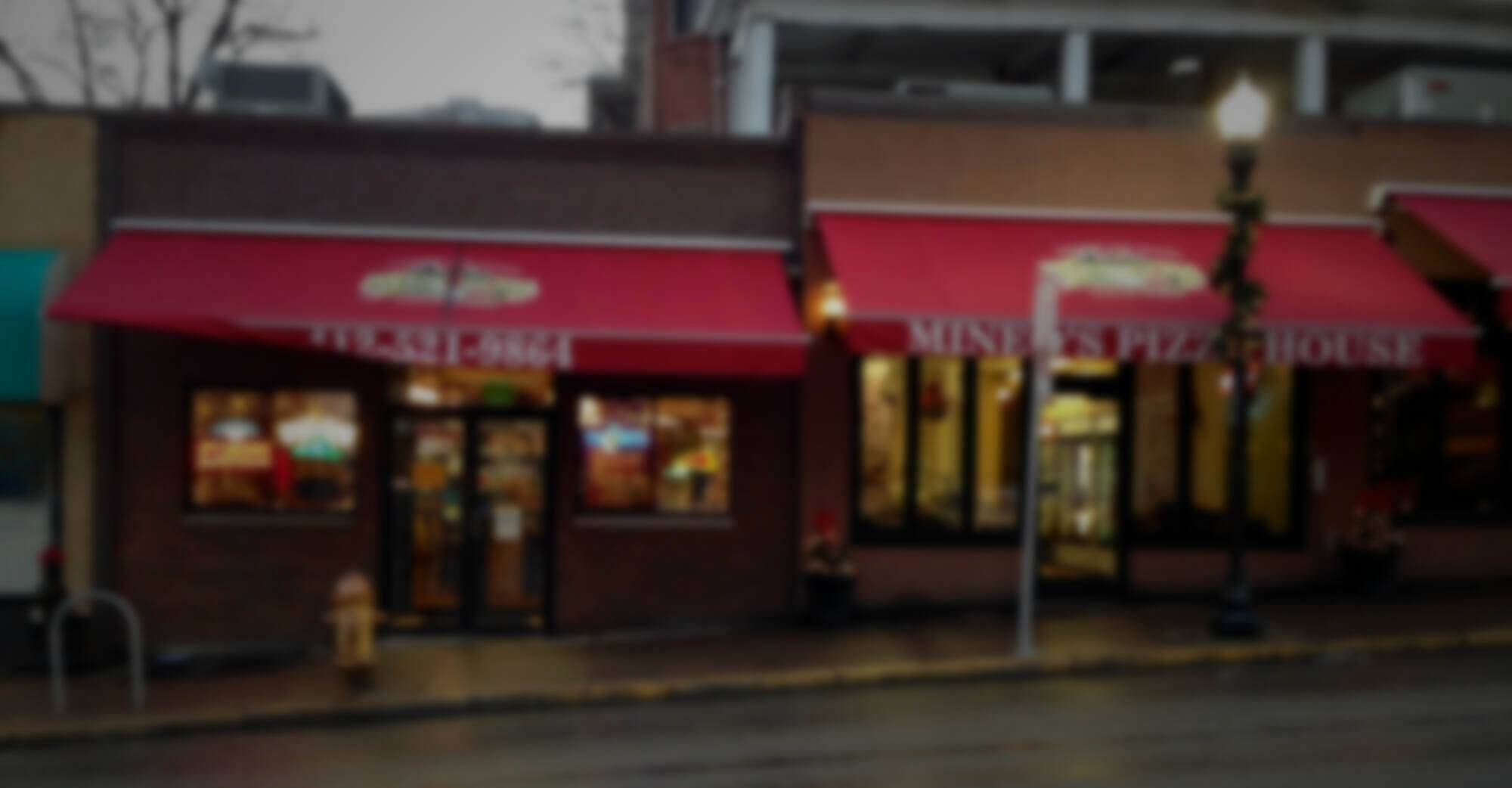 Inside Mineo's Pizza House, Squirrel Hill